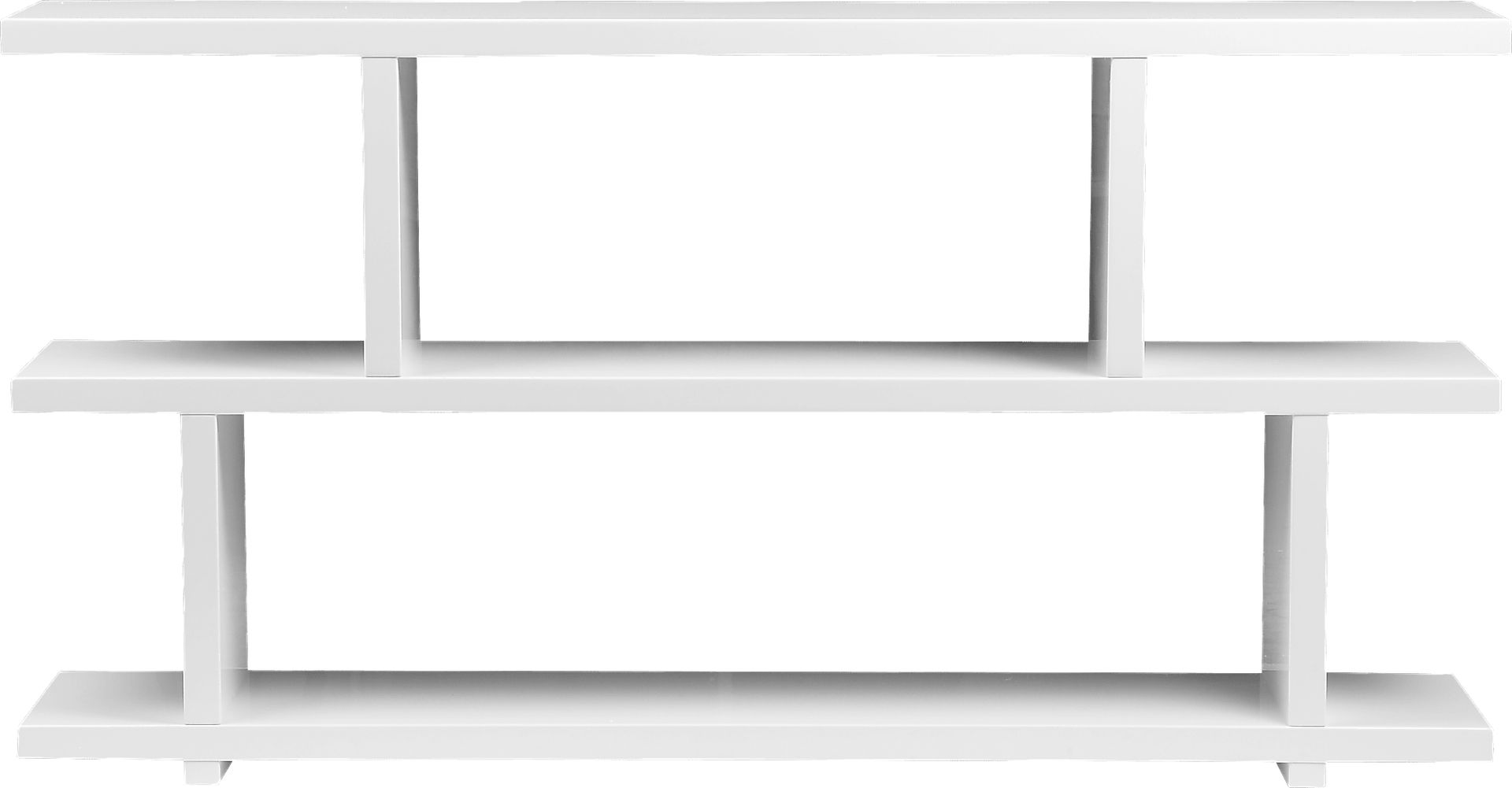 Ankerville White Bookcase - Image 1