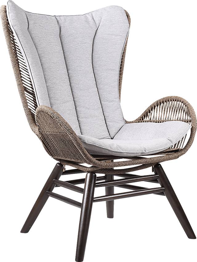 Anlynn Gray Outdoor Lounge Chair - Thumbnail - Image 1