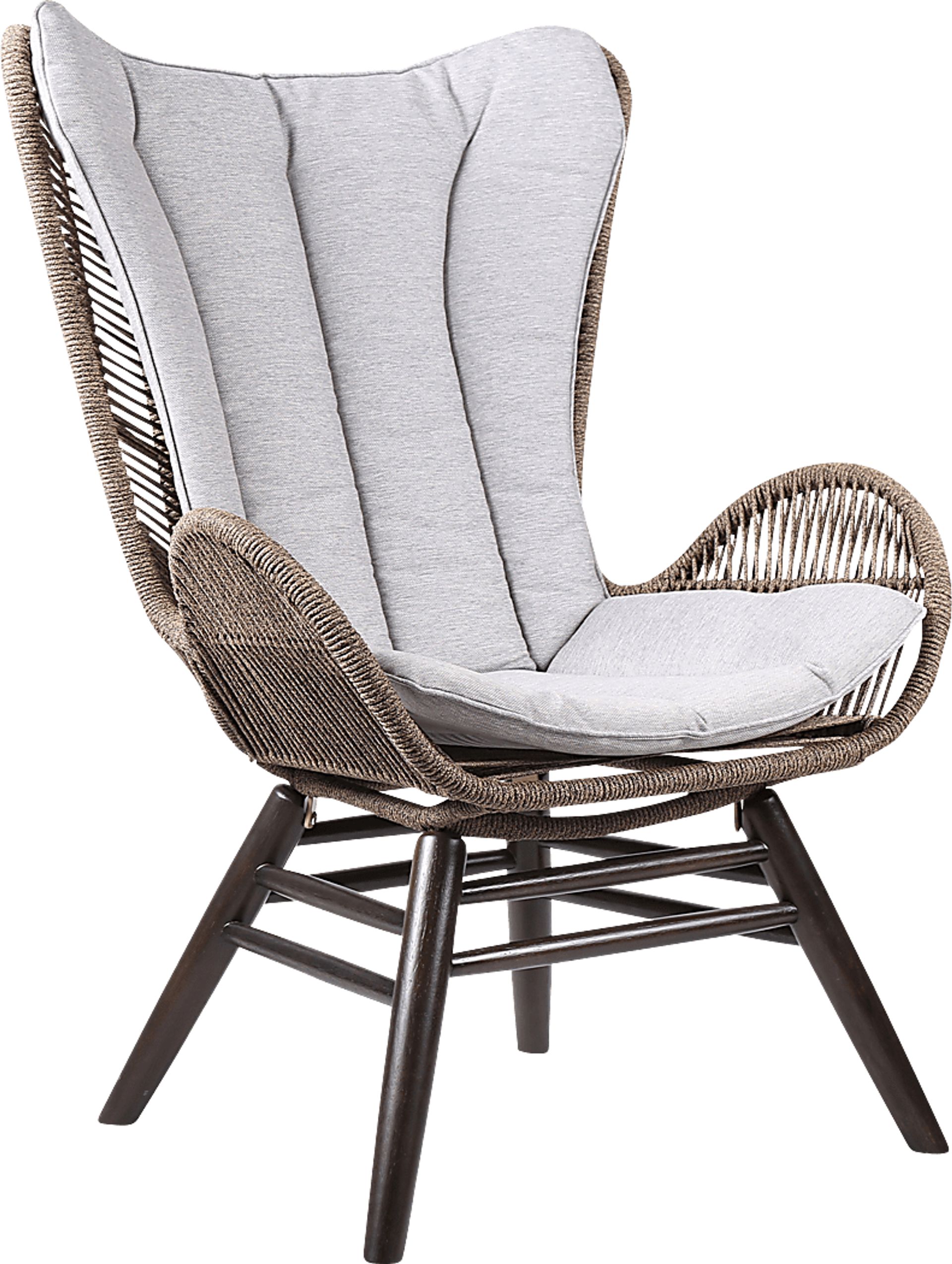 Anlynn Gray Outdoor Lounge Chair - Image 1