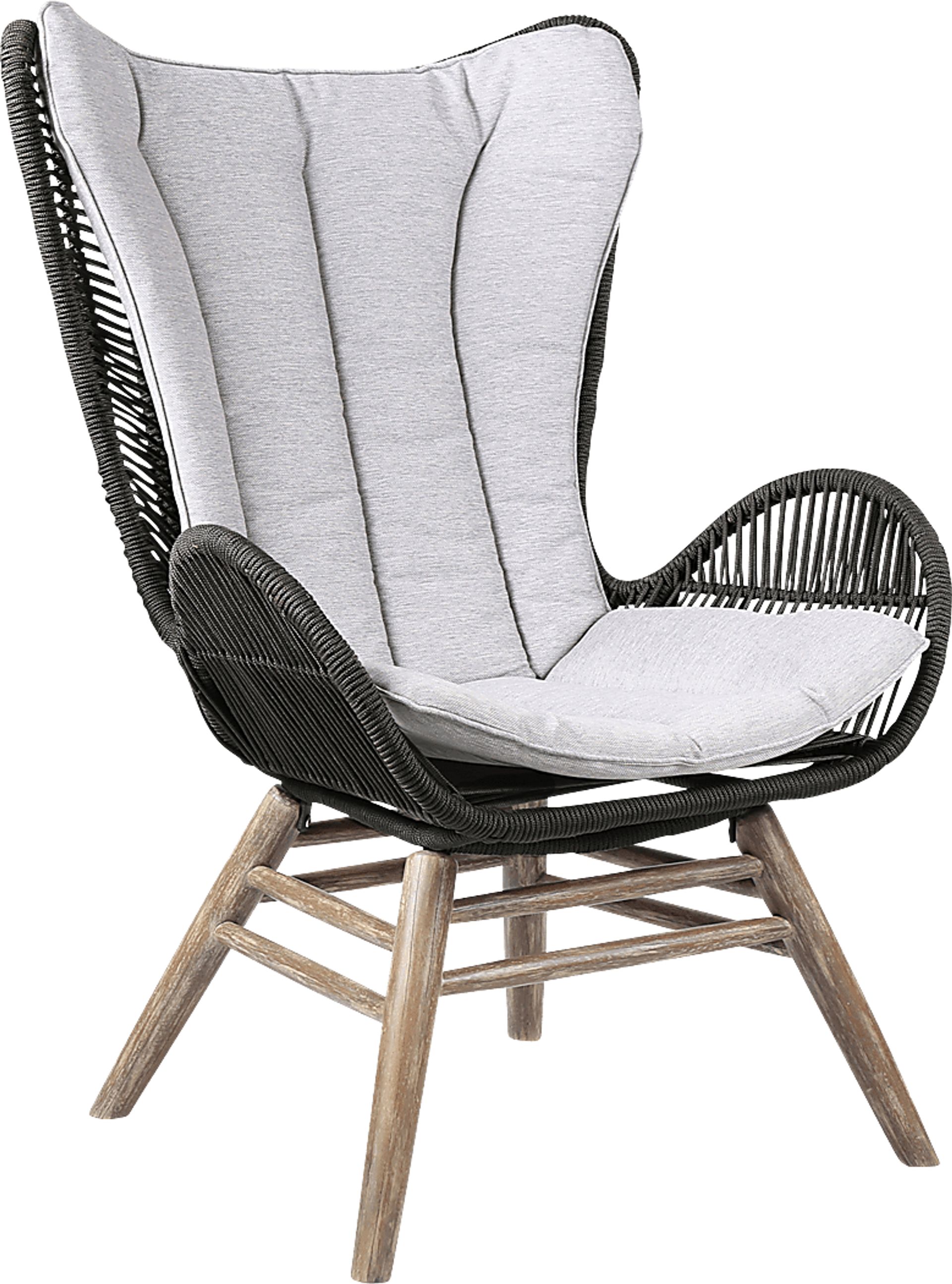 Anlynn Light Gray Outdoor Lounge Chair - Image 1