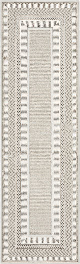 Anlyth Ivory 2'3 x 7'6 Runner Rug