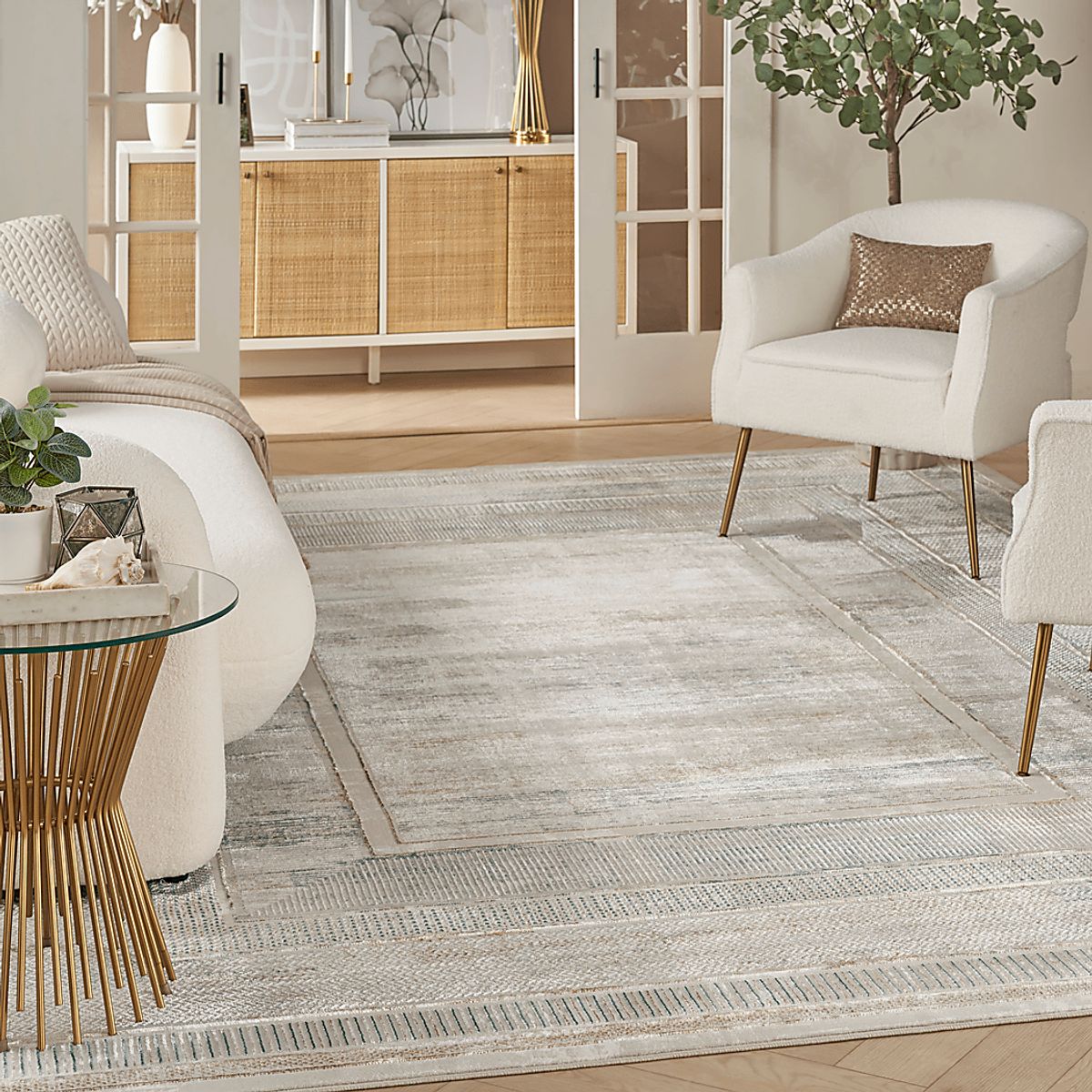 Anlyth Ivory,Multi Beige,Multi Rugs | Rooms to Go
