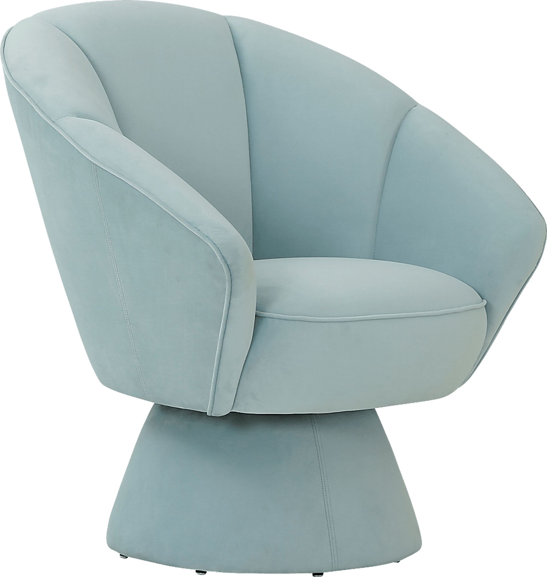 Ann Leah Blue Accent Chair - Image 1