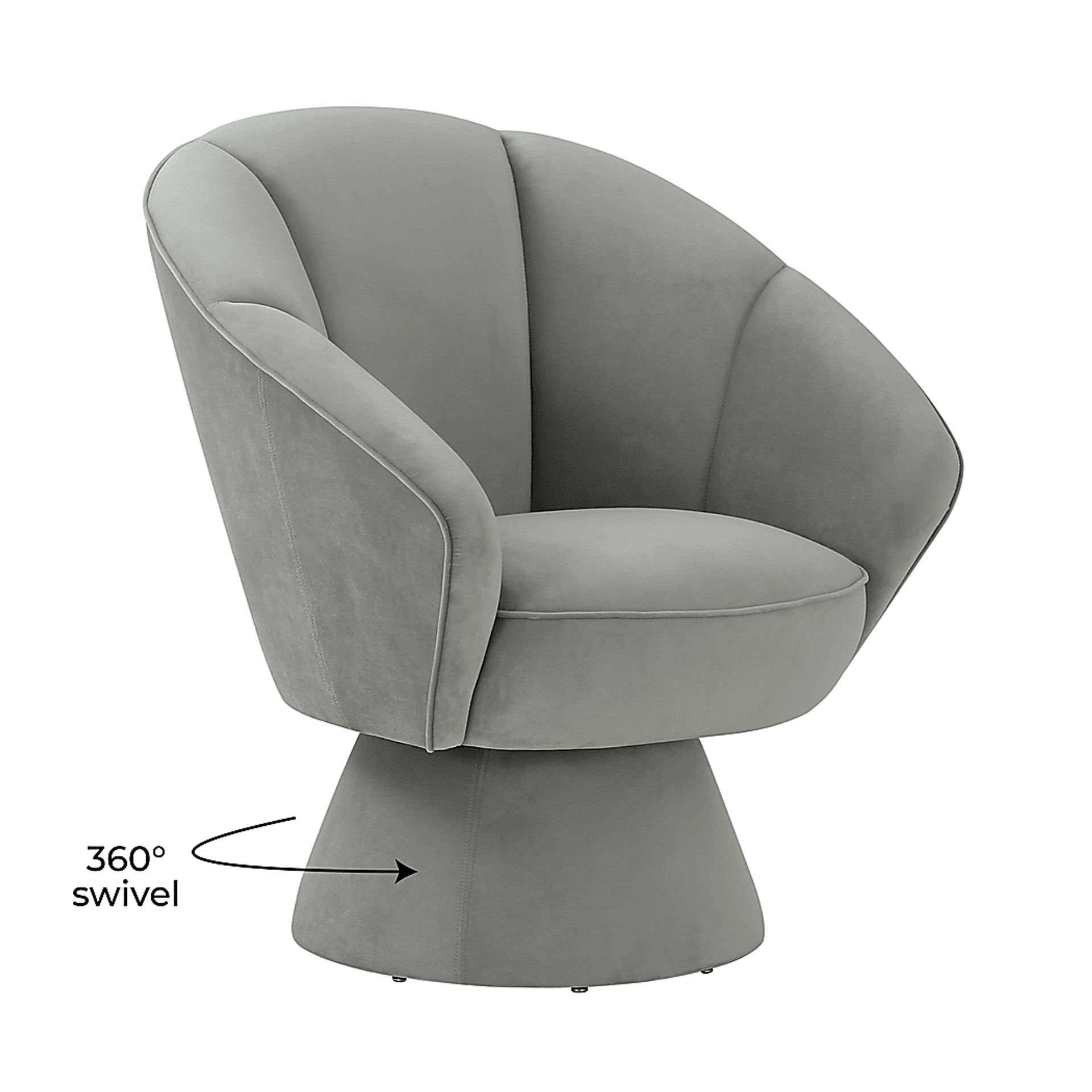 Ann Leah Gray Accent Chair - Image 5