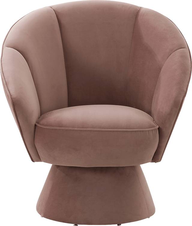 Ann Leah Salmon Accent Chair - Thumbnail - Image 2