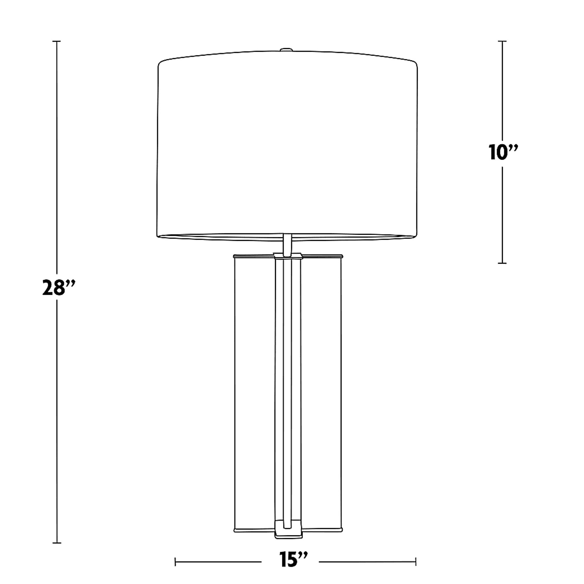 Annabelle Gate Gold Lamp - Image 9