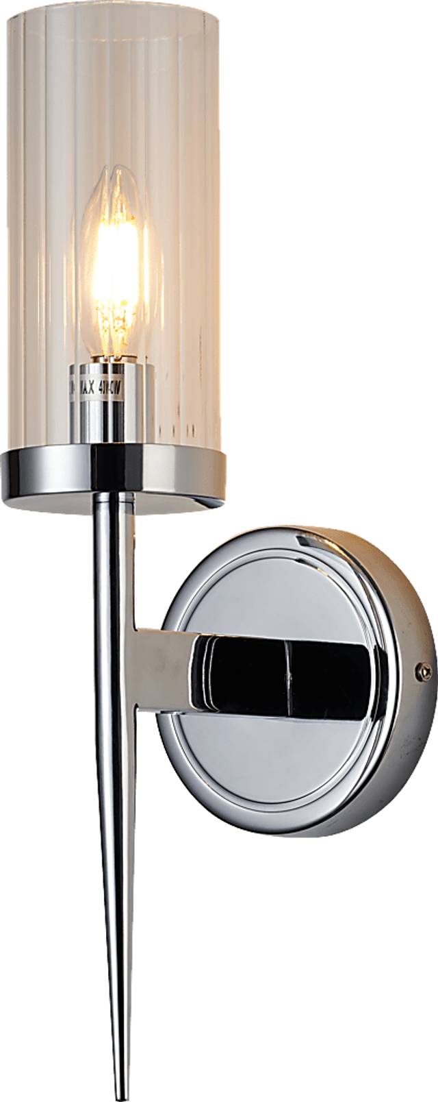 Annabow Circle Chrome Sconce - Thumbnail - Image 1