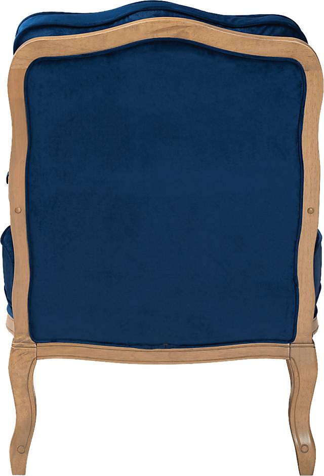 Annadea Navy Accent Chair - Thumbnail - Image 6