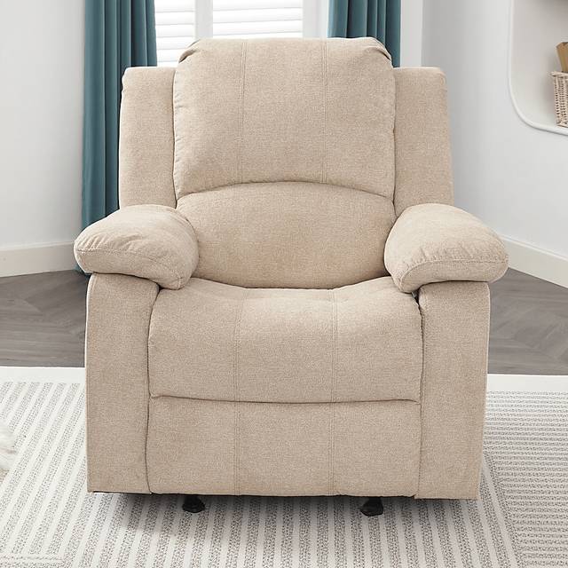 Annaika Beige Glider Recliner - Thumbnail - Image 2
