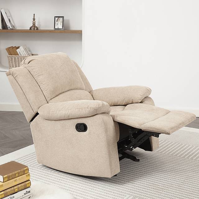 Annaika Beige Glider Recliner - Thumbnail - Image 6