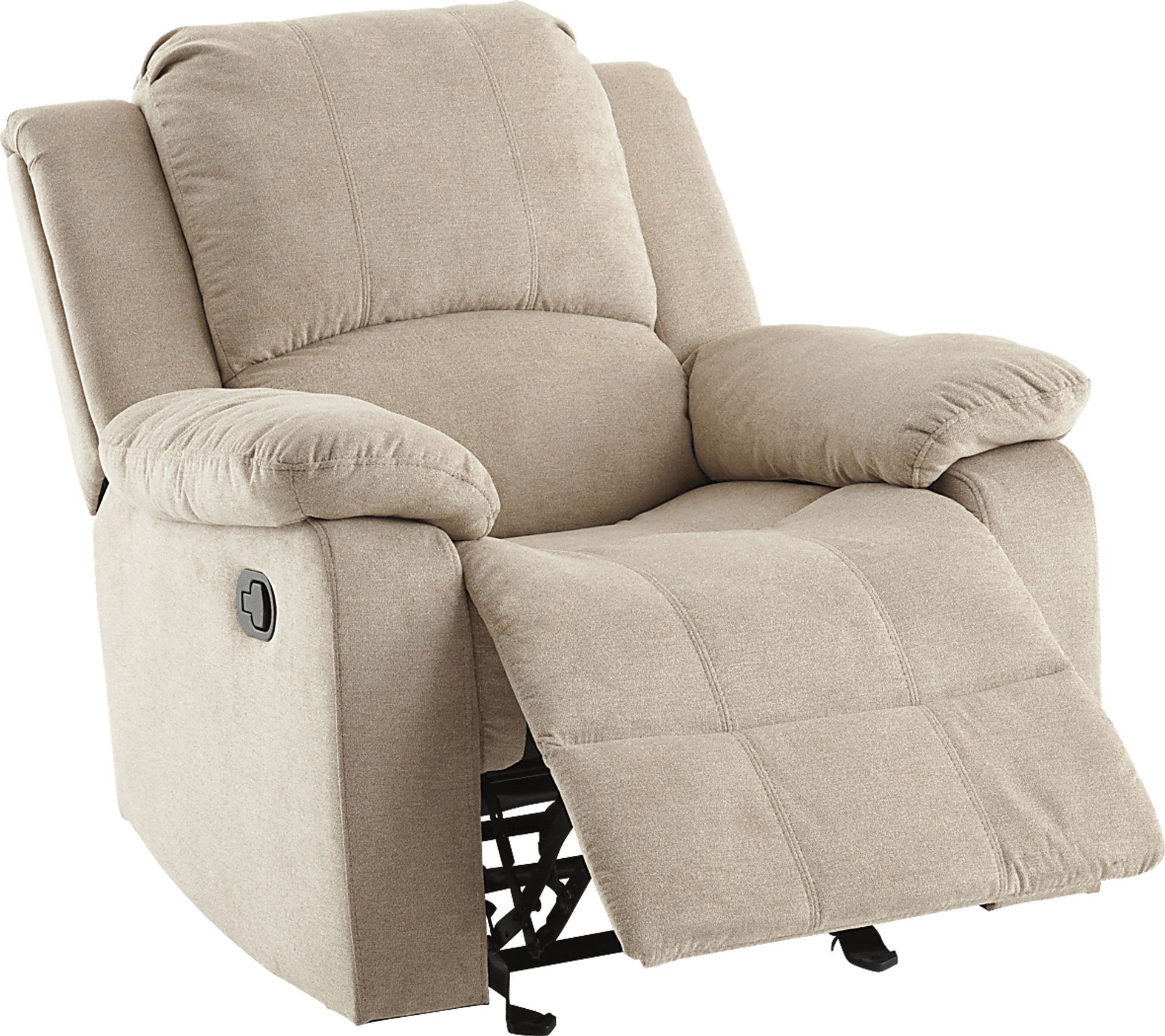 Annaika Beige Glider Recliner - Image 9