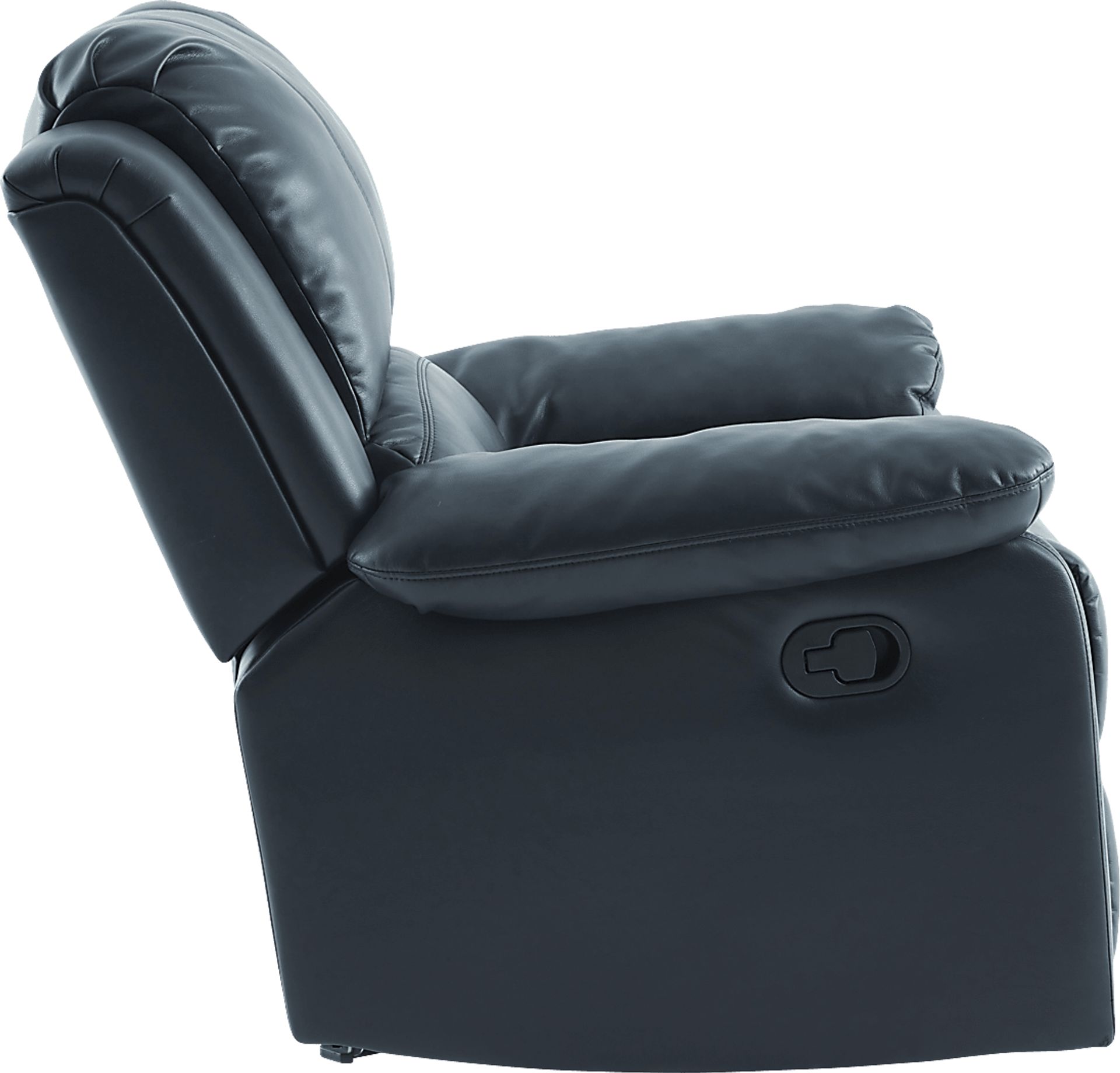 Annaika Dark Blue Glider Recliner - Image 14