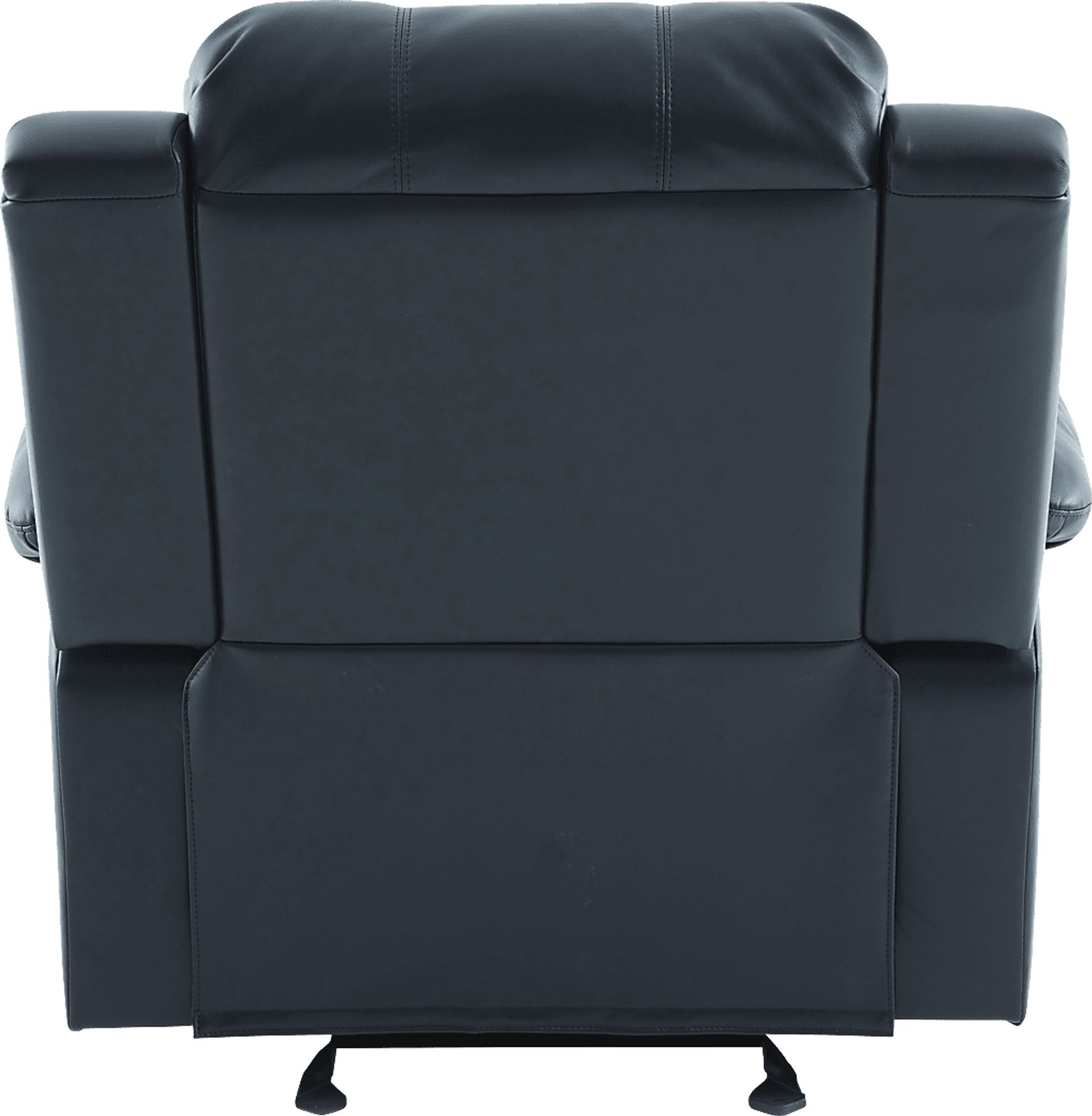 Annaika Dark Blue Glider Recliner - Image 16