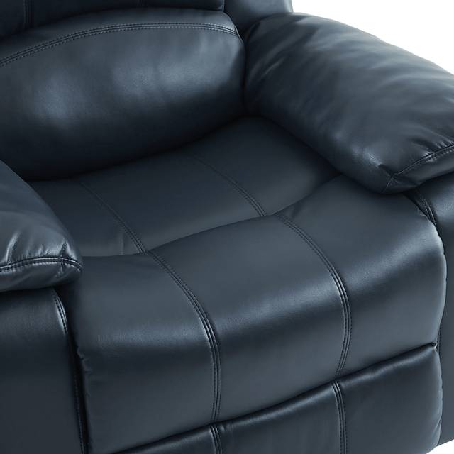 Annaika Dark Blue Glider Recliner - Thumbnail - Image 18