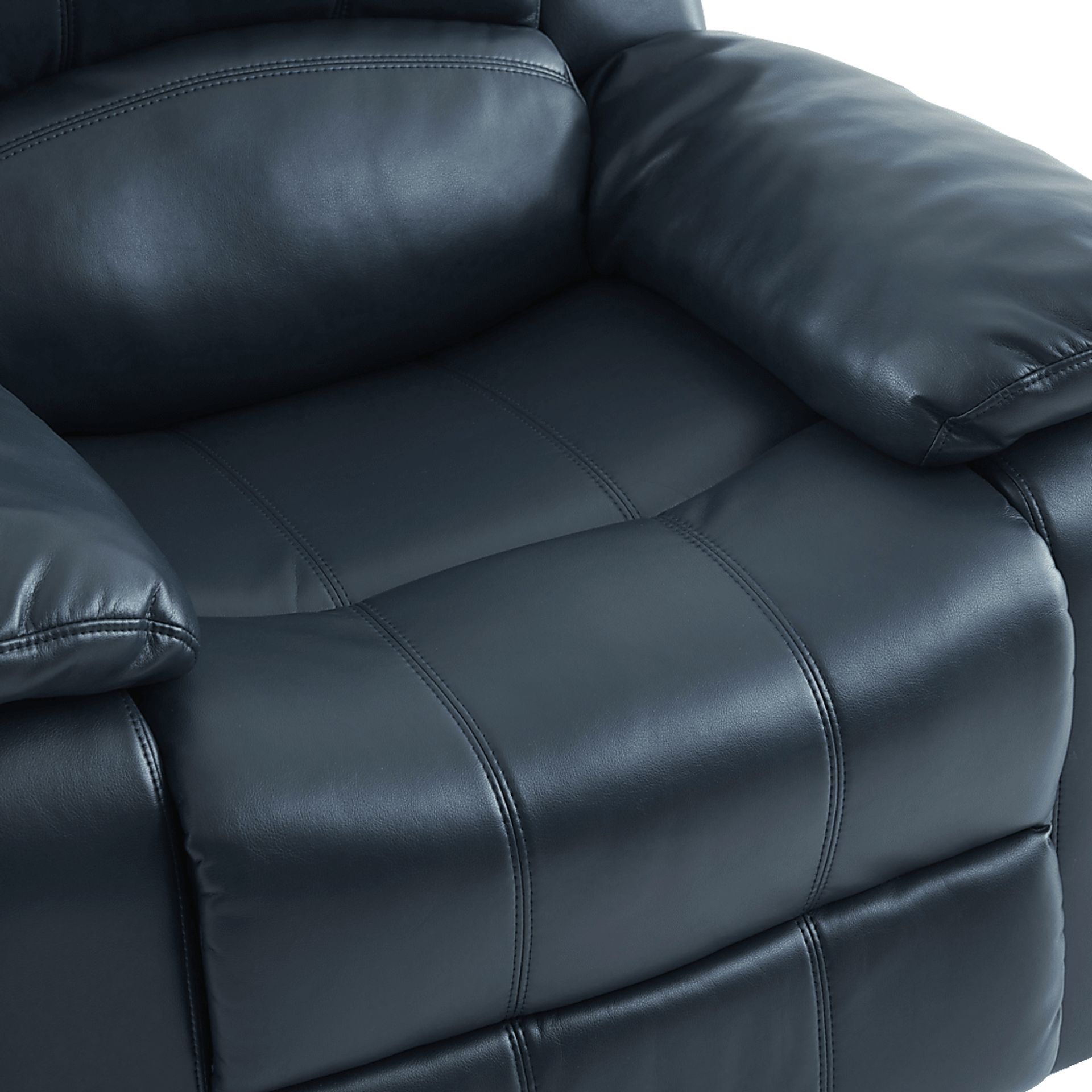 Annaika Dark Blue Glider Recliner - Image 18