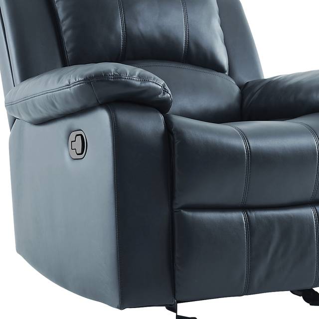 Annaika Dark Blue Glider Recliner - Thumbnail - Image 20