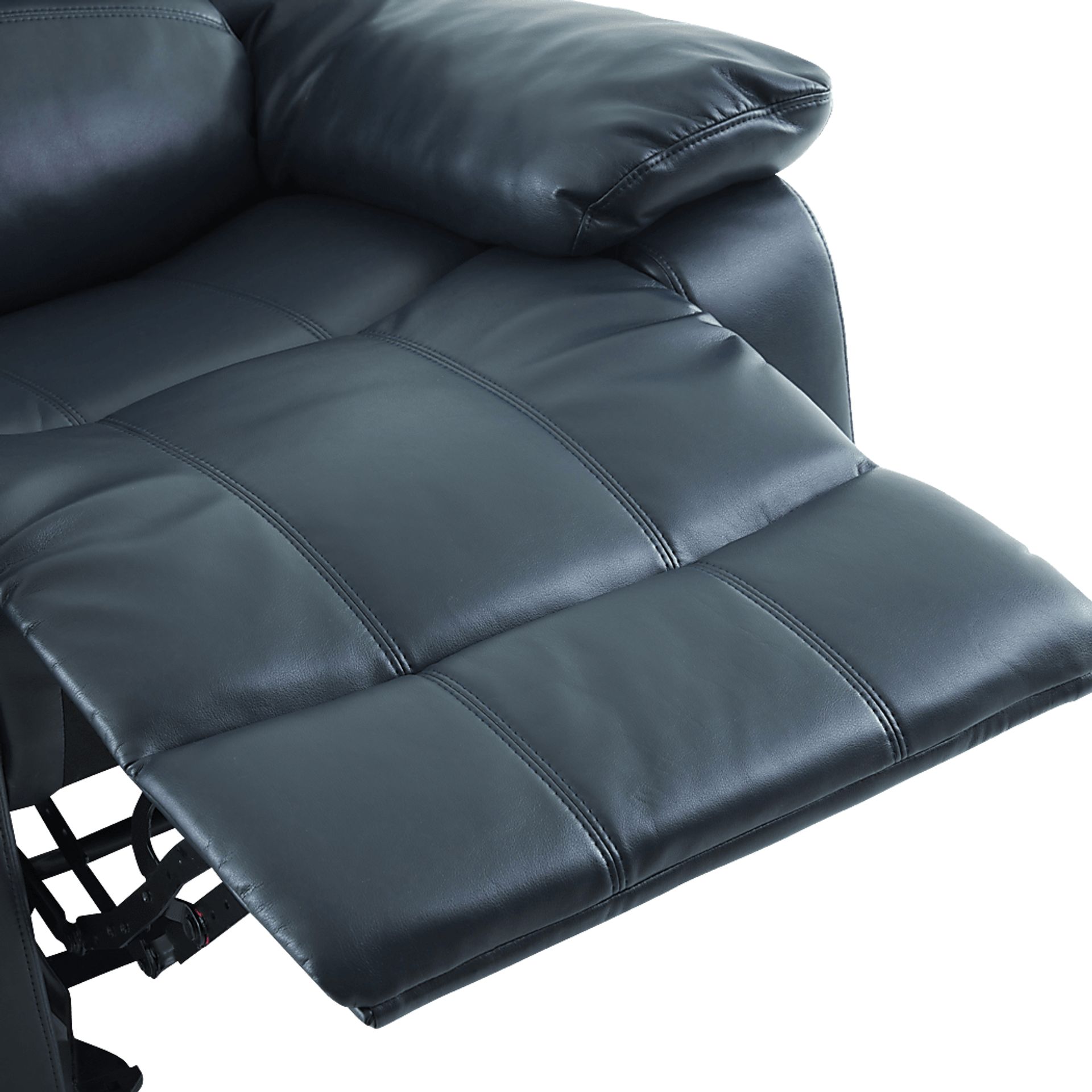 Annaika Dark Blue Glider Recliner - Image 21
