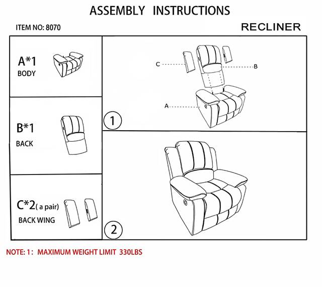 Annaika Dark Blue Glider Recliner - Thumbnail - Image 7