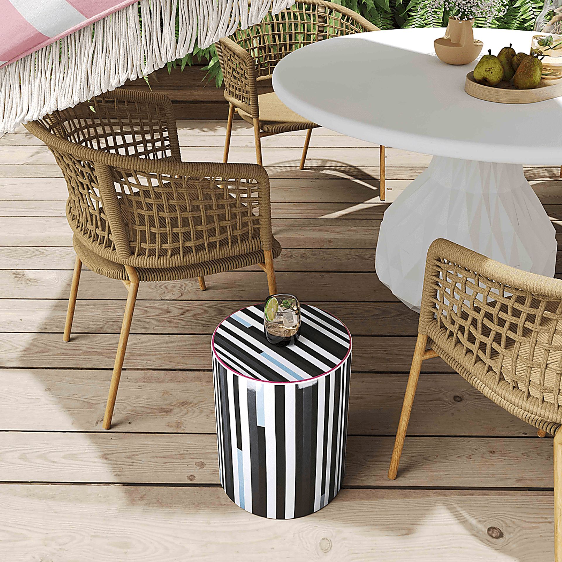 Annalinde Black Stool - Image 2