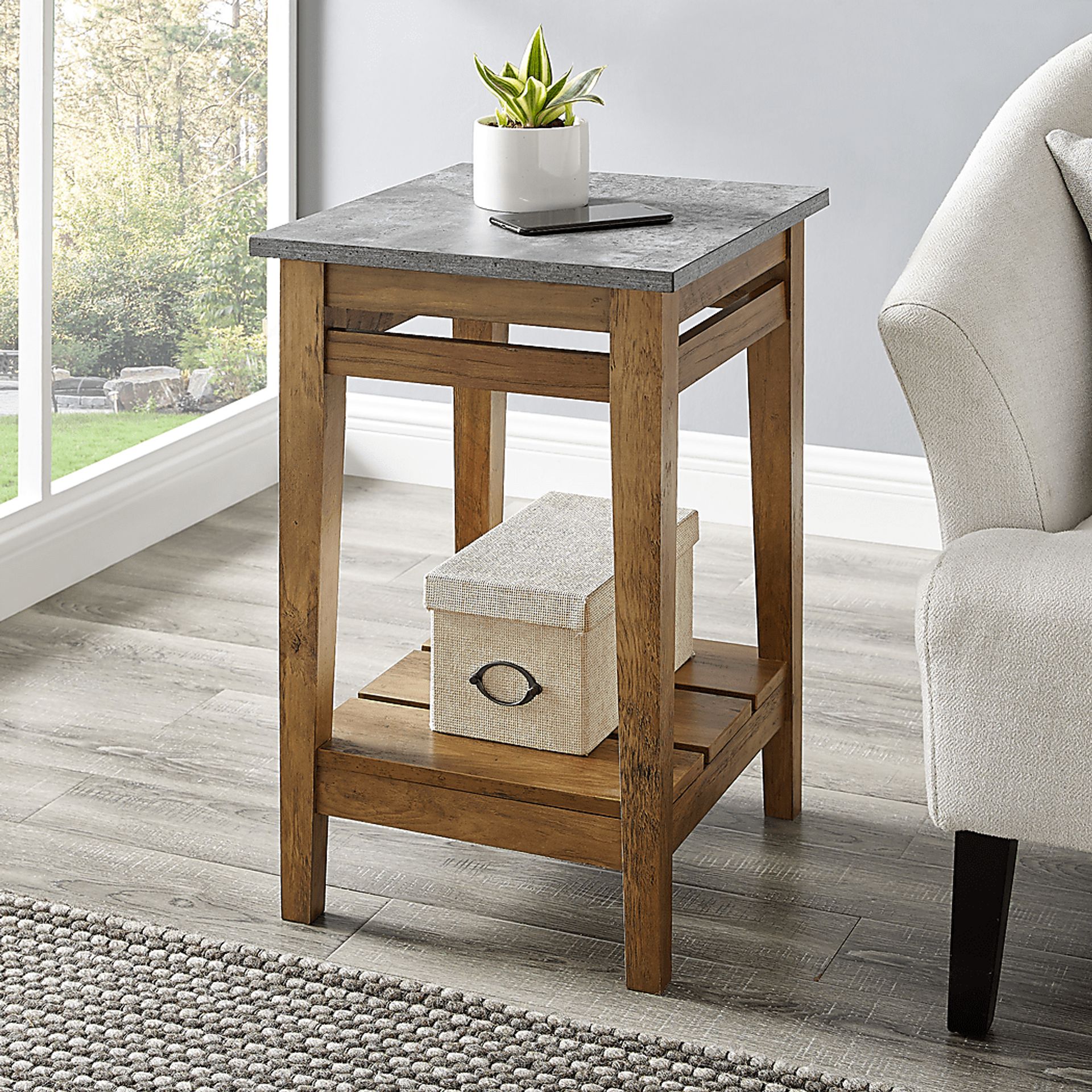 Annandale Barnwood End Table - Image 4