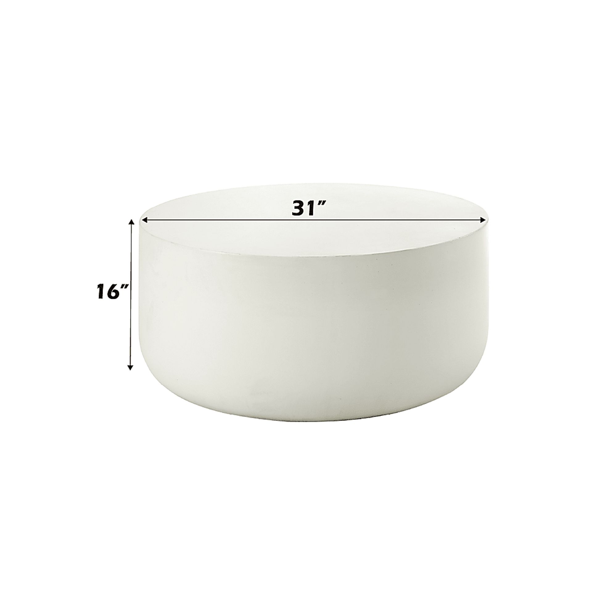 Annattoa White Cocktail Table - Image 4