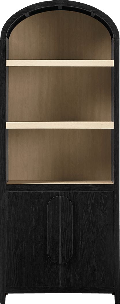 Annbick III Black Bookcase - Thumbnail 4