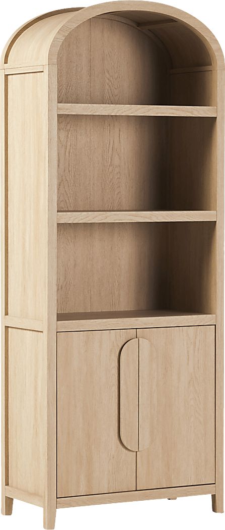 Annbick III Oak Bookcase