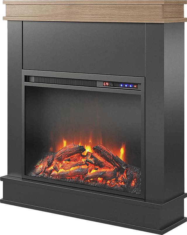 Annegret Black 29 in. Console with Electric Fireplace - Thumbnail - Image 5