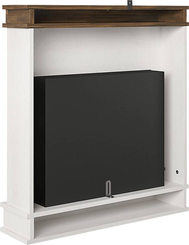 Annegret Ivory 29 in. Console with Electric Fireplace - Thumbnail - Image 7