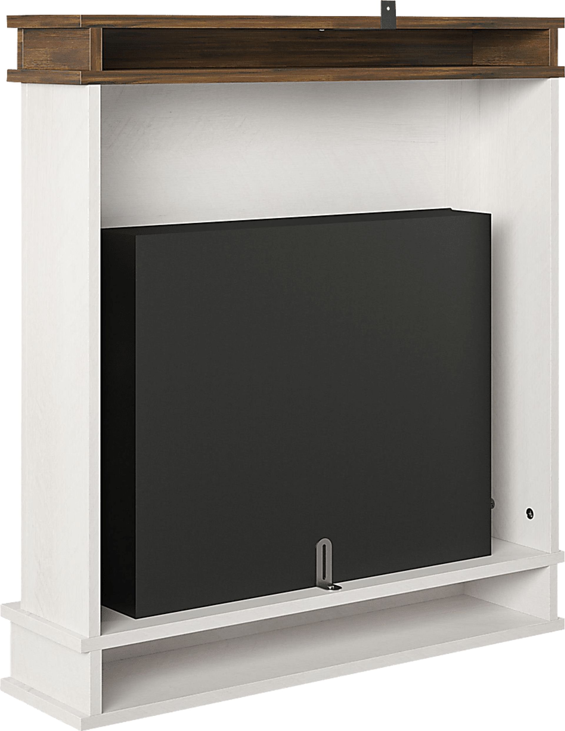 Annegret Ivory 29 in. Console with Electric Fireplace - Image 7