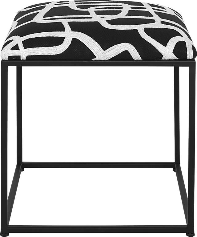 Annera Black Accent Bench - Thumbnail - Image 2