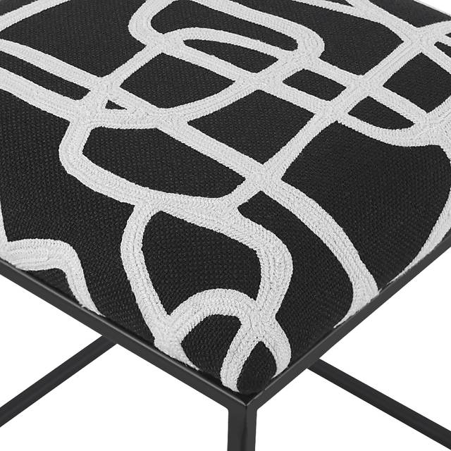 Annera Black Accent Bench - Thumbnail - Image 3