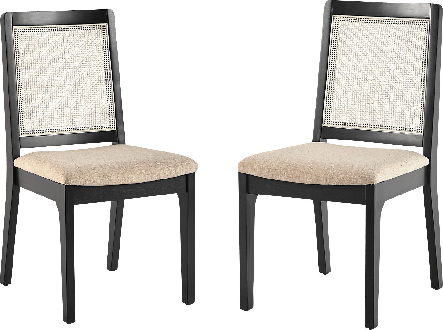 Annerly Black Side Chair, Set of 2
