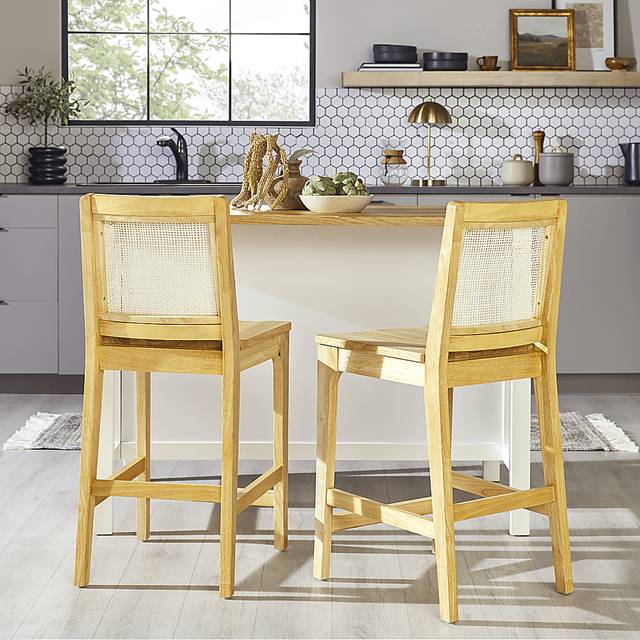 Annerly Natural Counter Height Stool, Set of 2 - Thumbnail - Image 3