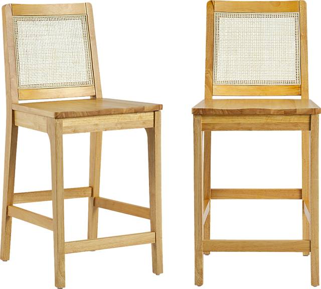 Annerly Natural Counter Height Stool, Set of 2 - Thumbnail - Image 7