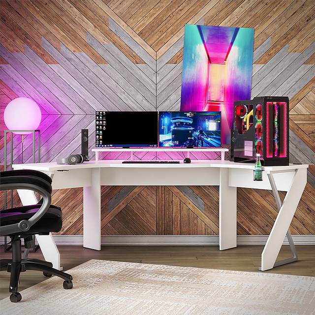 Anneslie White Desk - Thumbnail - Image 3