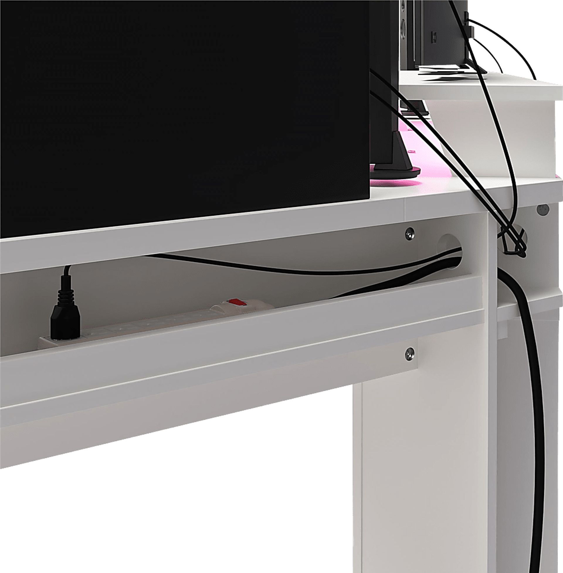 Anneslie White Desk - Image 4