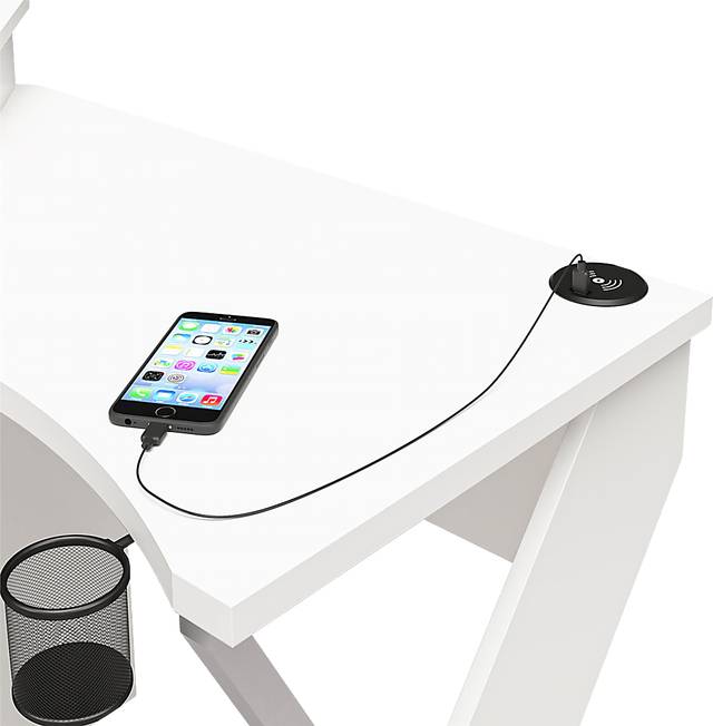 Anneslie White Desk - Thumbnail - Image 5