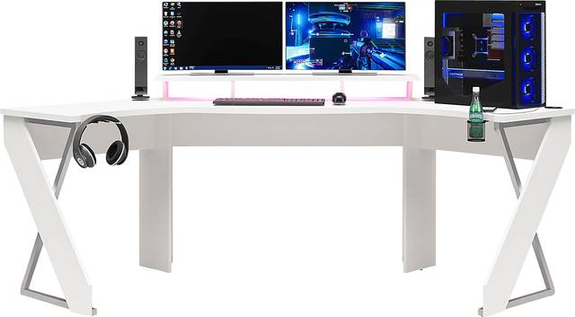 Anneslie White Desk - Thumbnail - Image 6