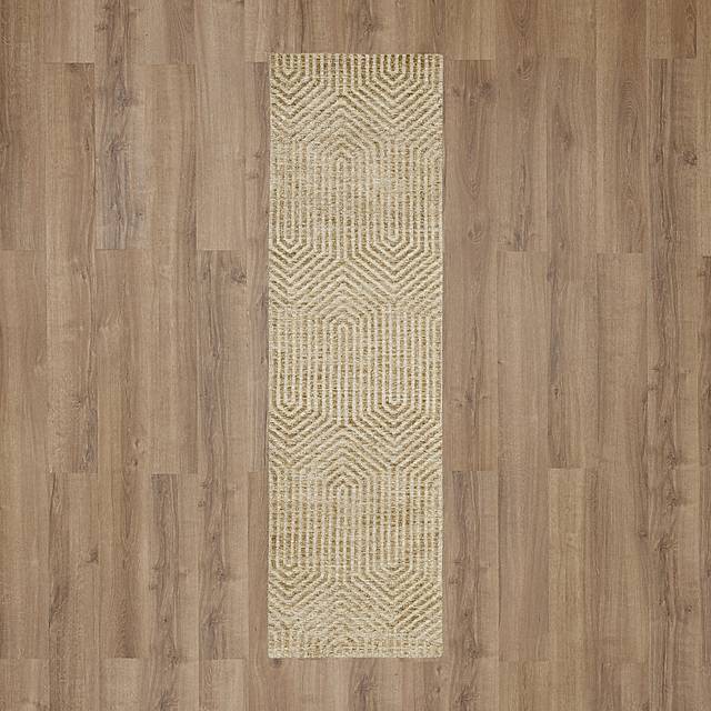 Annesway Khaki 2'4 x 7'10 Runner Rug - Thumbnail - Image 2