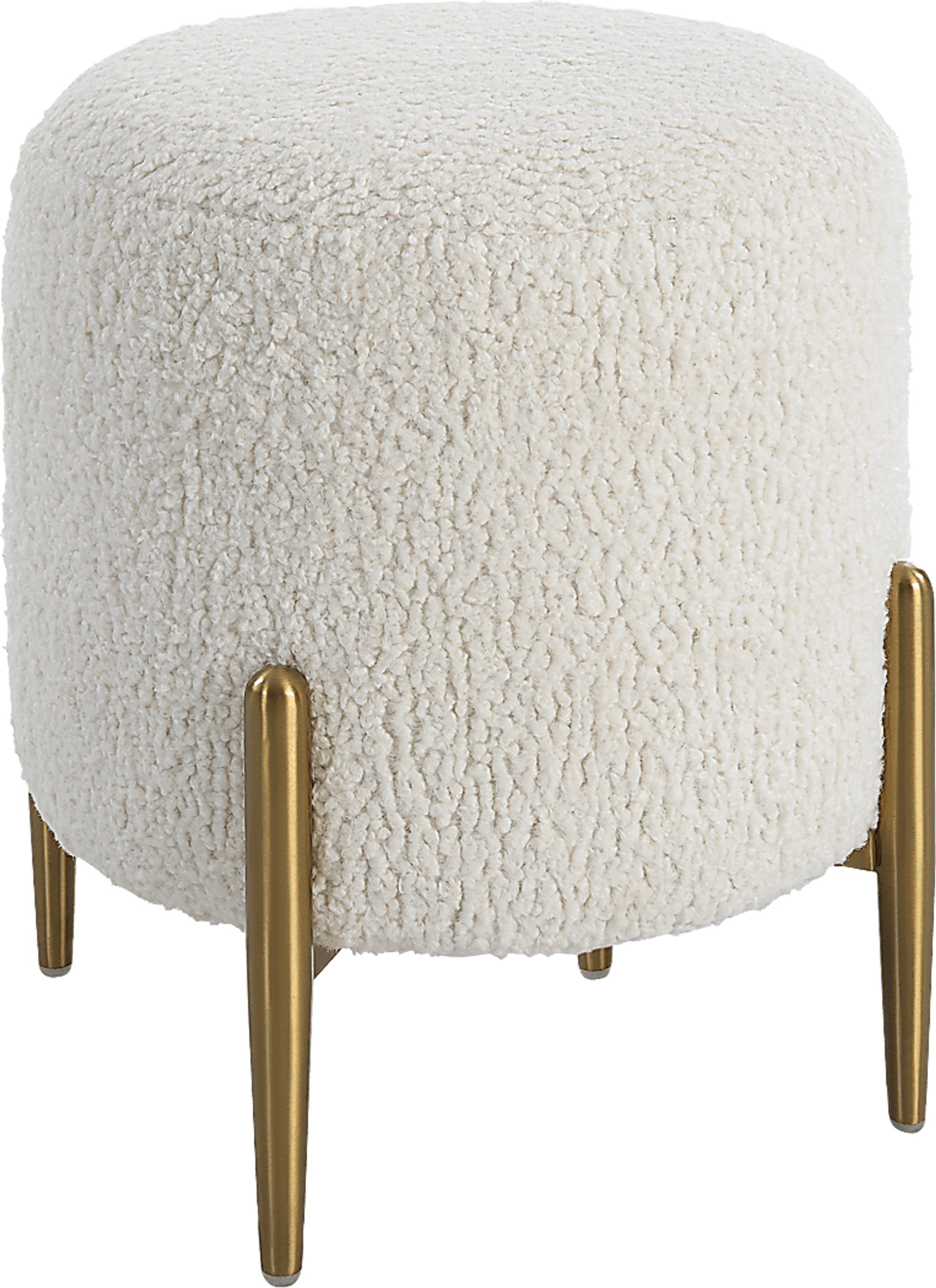Annikka White Ottoman - Image 5