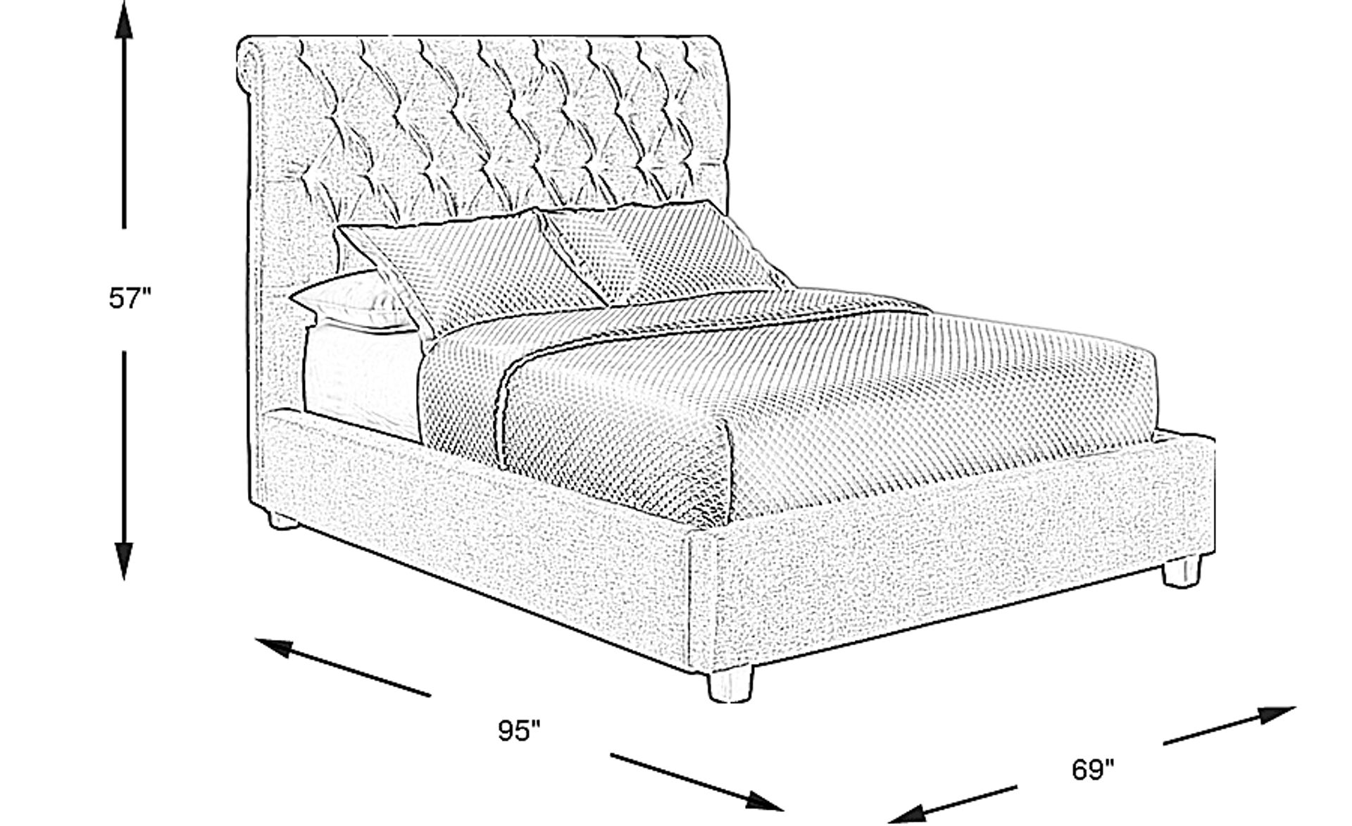 Dimension Image. Please refer to the Dimension Tab on this page for dimension details.