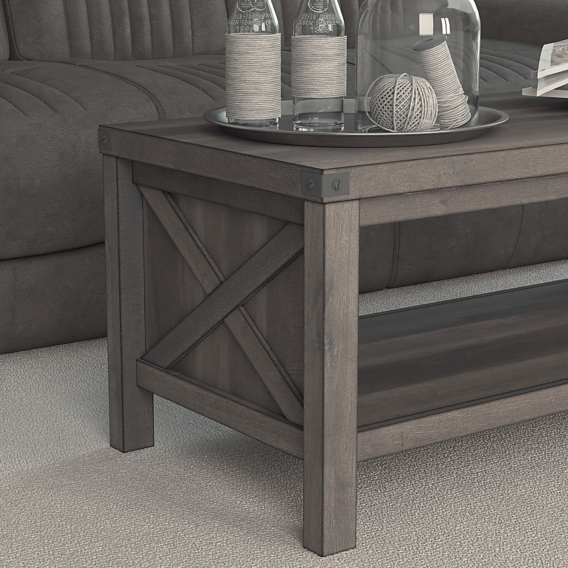 Annistown Brown Cocktail Table - Image 5