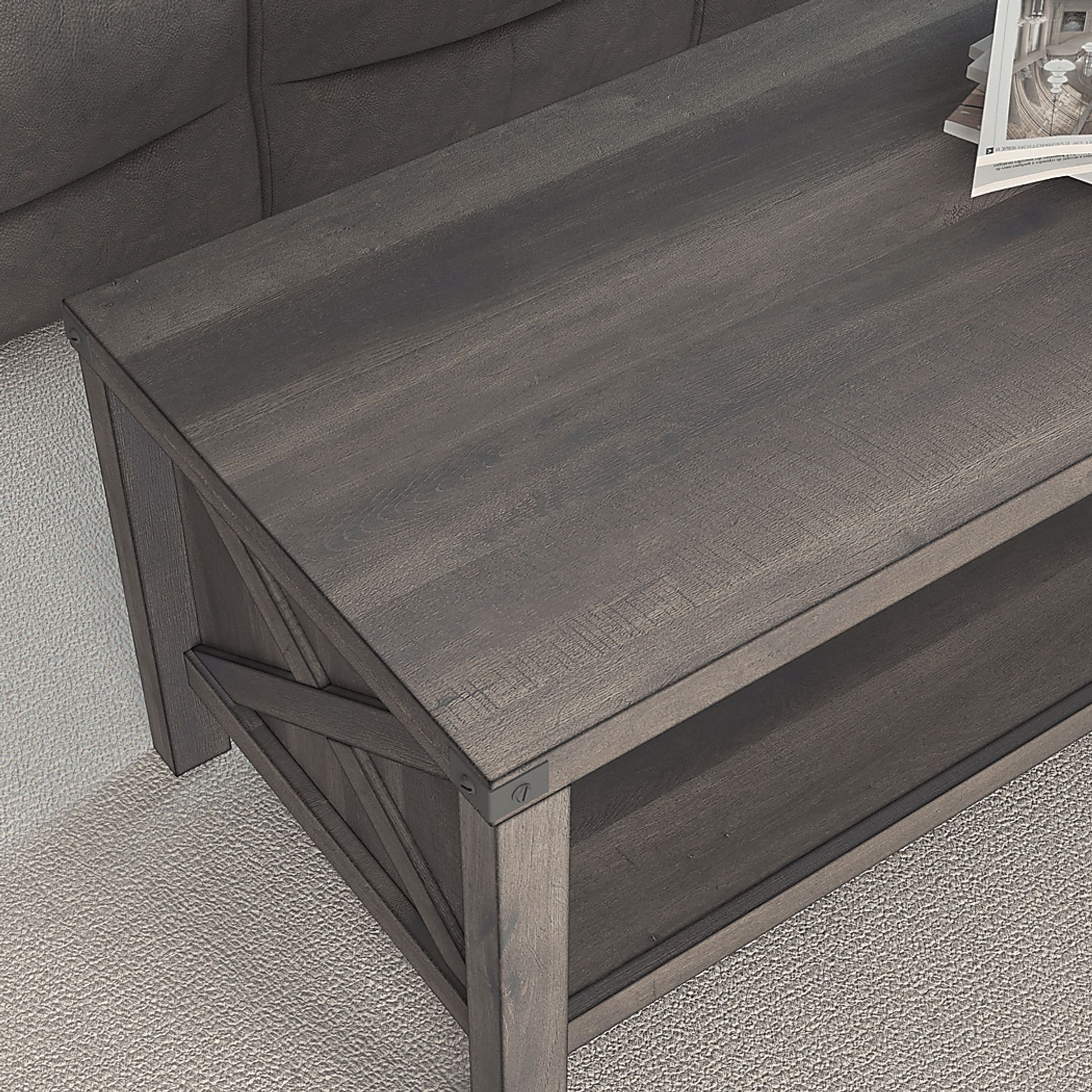 Annistown Brown Cocktail Table - Image 6