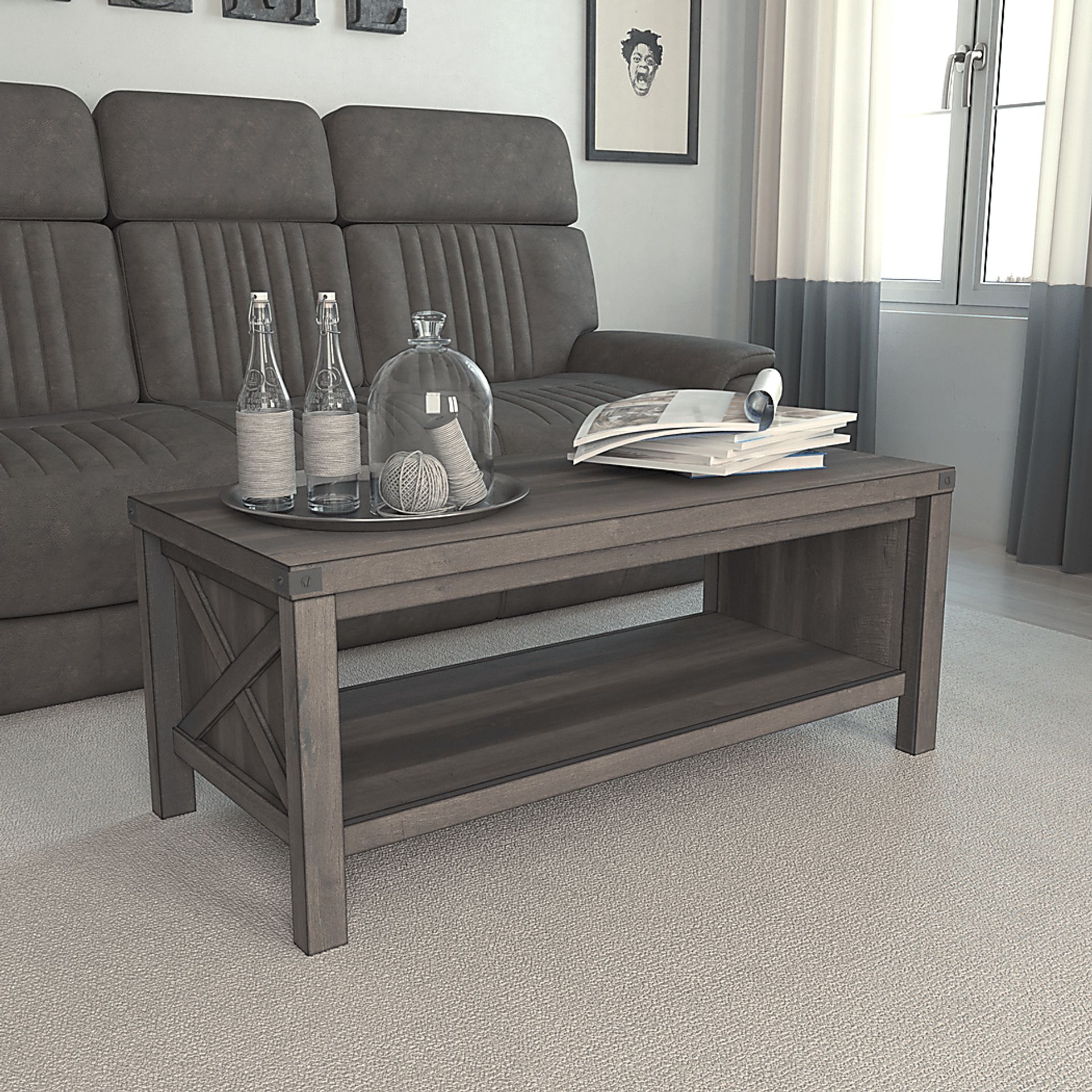 Annistown Brown Cocktail Table - Image 8