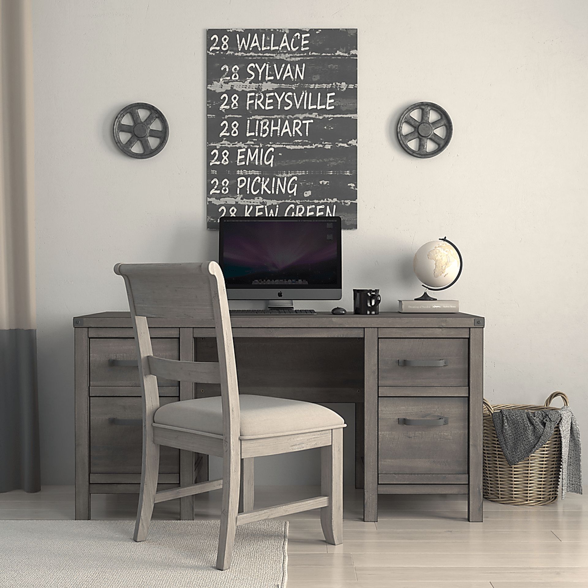 Annistown Brown Desk - Image 7