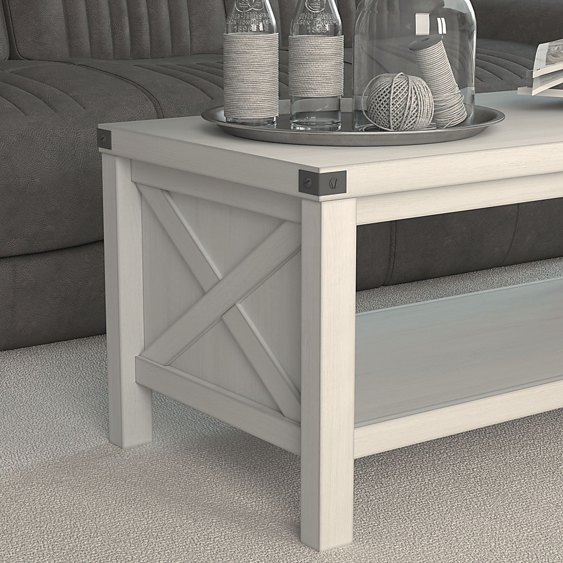 Annistown White Cocktail Table - Image 5