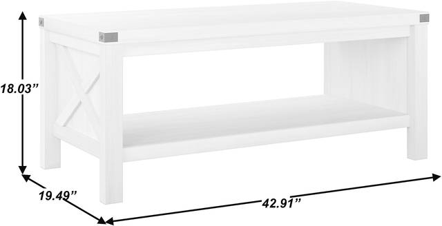 Annistown White Cocktail Table - Thumbnail - Image 9
