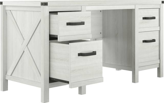Annistown White Desk - Thumbnail - Image 2
