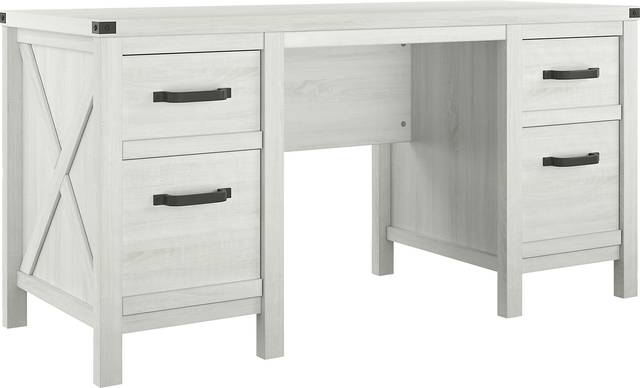 Annistown White Desk - Thumbnail - Image 1